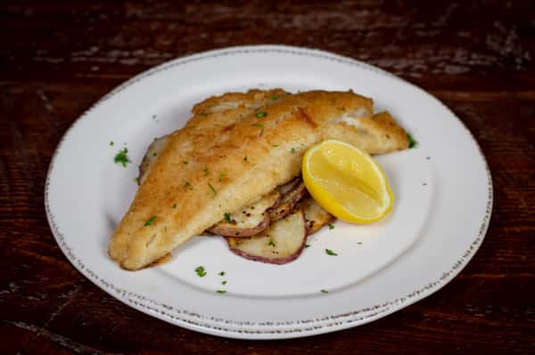 Signature Pan Fried Walleye Menu Lure Lakebar