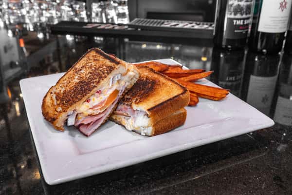 Hot Ham And Pimento Cheese Sandwich