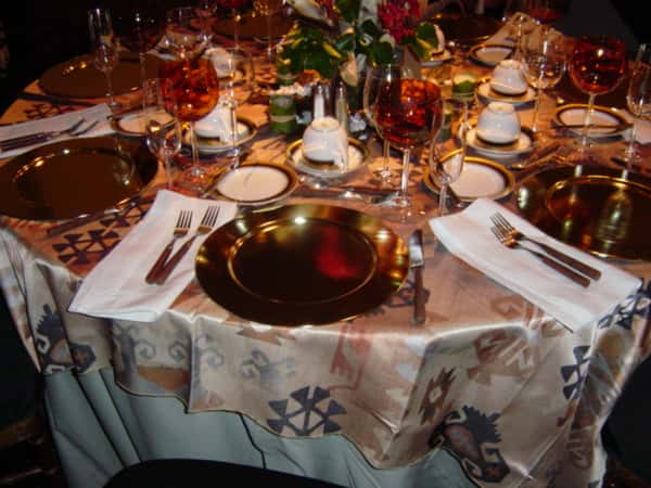 decorated table