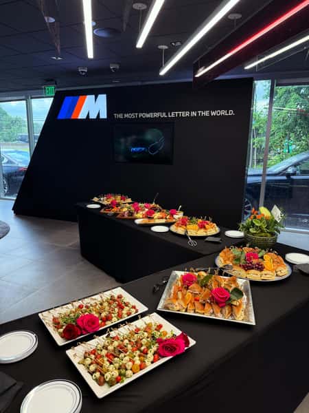 Honored to cater the grand opening celebration for BMW of Darien tonight. Incredible space, incredible people, and an even better atmosphere.

From passed bites to cocktails and conversations, this one is all about bringing people together and celebrating something special. Huge thank you to the entire BMW of Darien crew for having us be part of such an exciting night.

Here’s to new beginnings, luxury done right, and one unforgettable event. 🥂