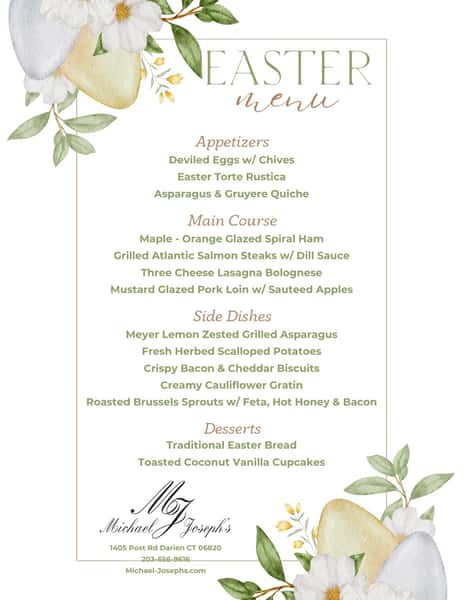 Spring is served 🌸🐣
Our Easter menu is LIVE and it’s everything your table deserves—fresh, vibrant, and made to impress.

From crowd-favorite classics to chef-driven specials, we’re bringing the flavor so you can focus on what matters: good company, great vibes, and zero stress.

🥂 Let us handle the cooking this Easter, hit the link in our bio to order online! 🐰