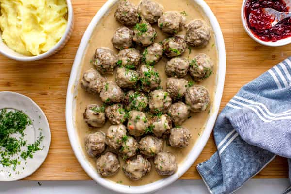 Traditional Swedish Meatballs