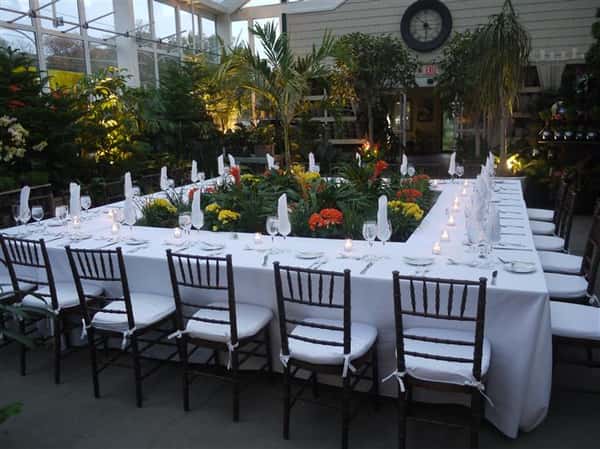 decorated table