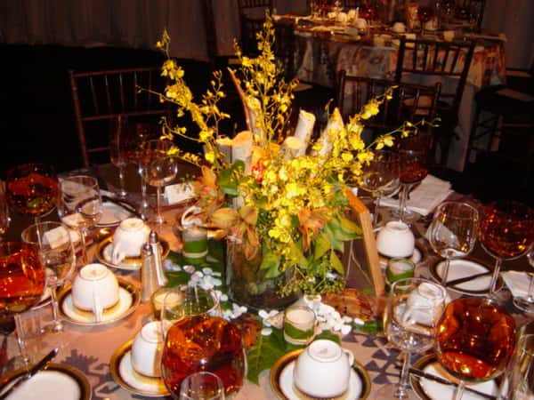 decorated table
