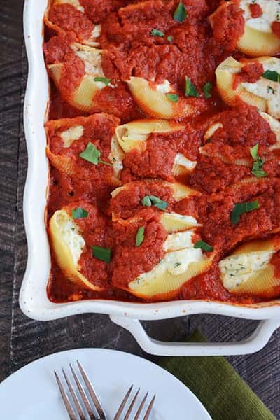 Ricotta Stuffed Shells