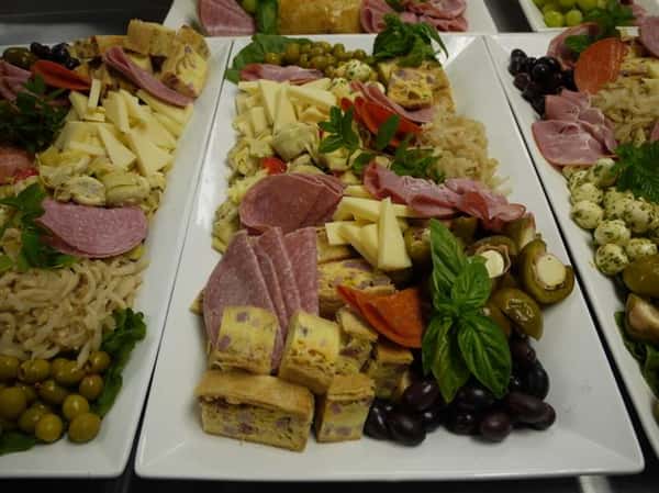 various food on a platter