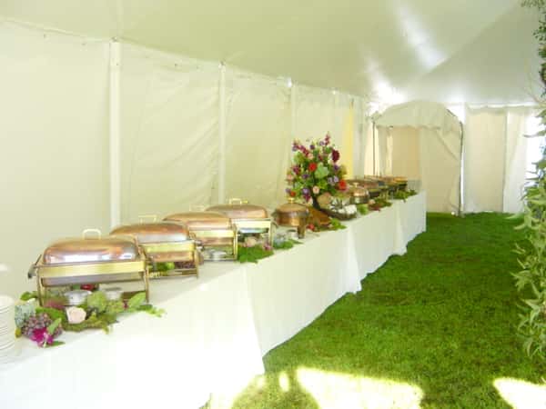 catering table