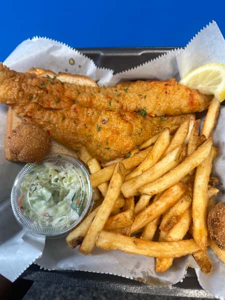 Fried Catfish & Shrimp Basket