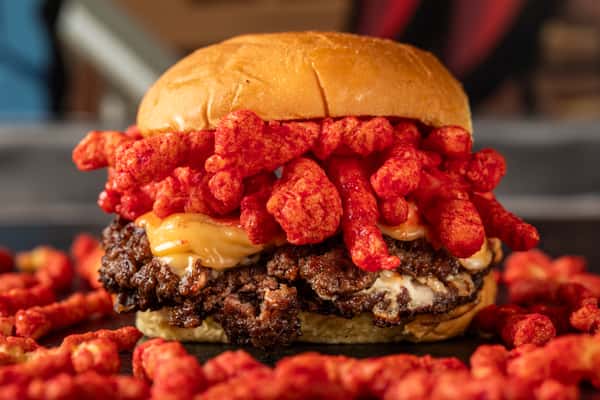 The Flammin Trap Burger