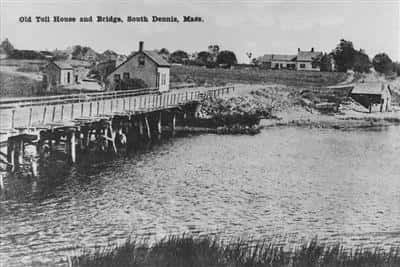Old toll house and bridge, South Dennis, MA