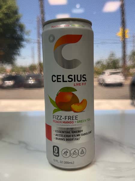 Celsius Peach Mango