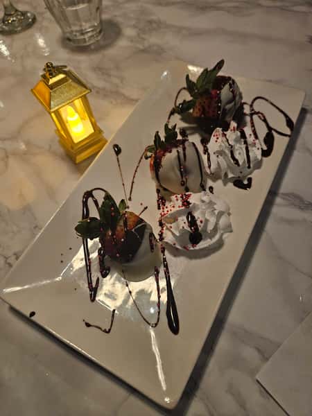 chocolate with strawberries