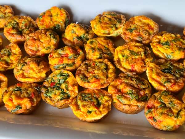 MINI CRUSTLESS QUICHE PLATTER