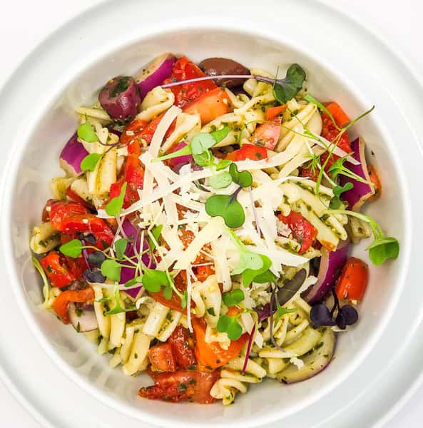 PESTO PASTA SALAD MEAL KIT Take Us Home (old) Hugo's Restaurant Californian Restaurant in CA
