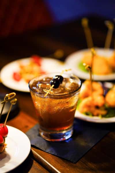 Cocktail in the Red Tea Lounge