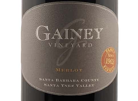 MERLOT, GAINEY VINEYARDS 2021