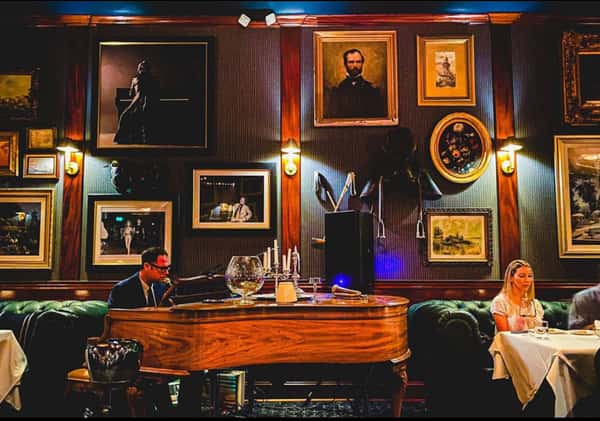 piano at Turner's