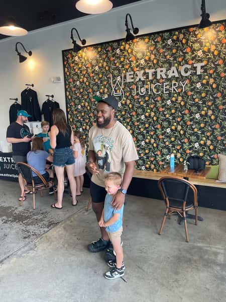 daniel with a kid