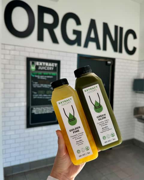 Bottles of juice