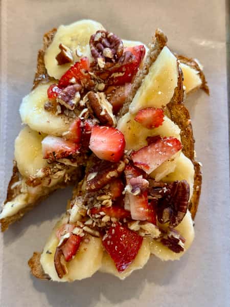 Strawberry Banana Pecan Toast