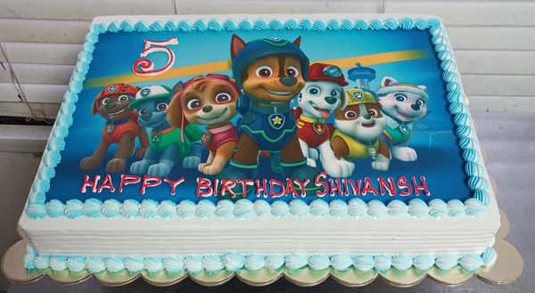 sonic theme cake from Chennai Cafe