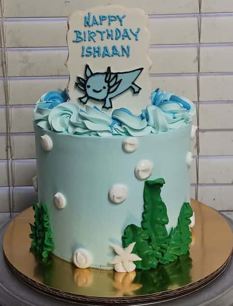acquirium theme cake from Chennai Cafe