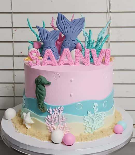 shark cake from Chennai Cafe