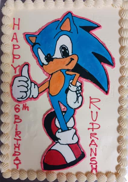 Cartoon custom theme cake from Chennai Cafe 