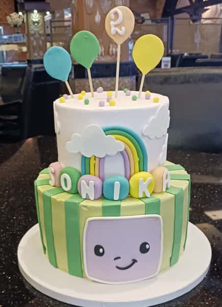 Watermelon theme cake from Chennai Cafe