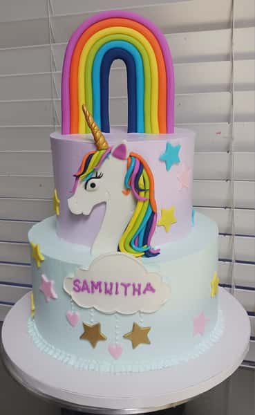 unicorn cake rom Chennai Cafe