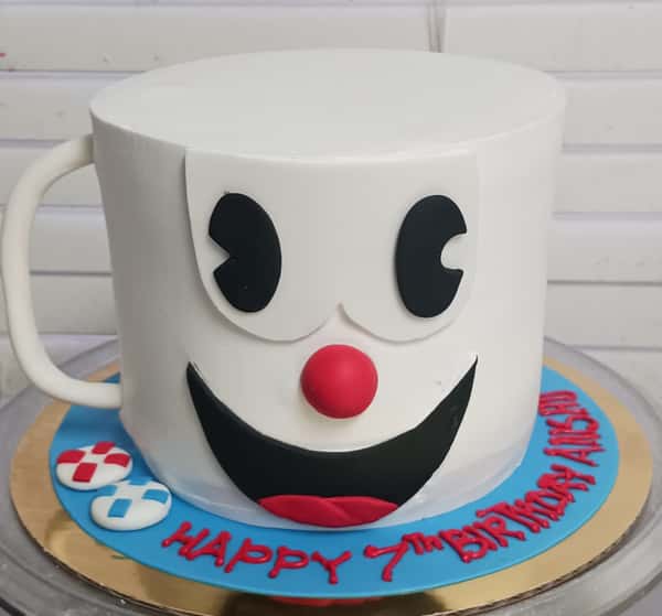 cartoon cup cake from Chennai Cafe