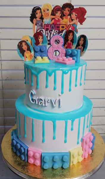 girls theme cake from Chennai Cafe