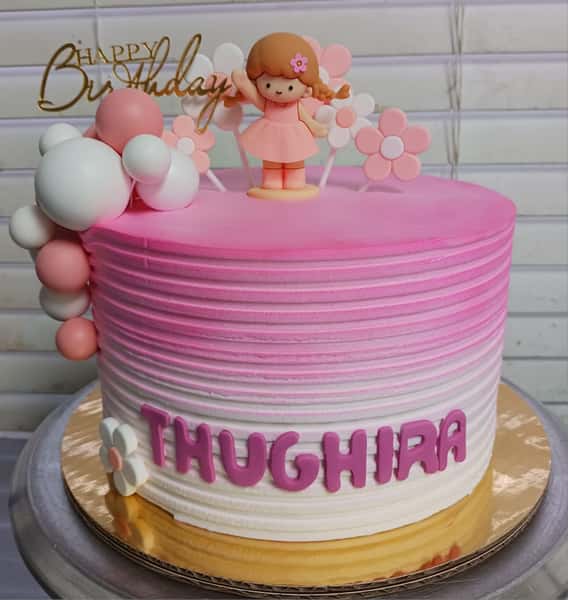 Girls Birthday cake from Chennai Cafe