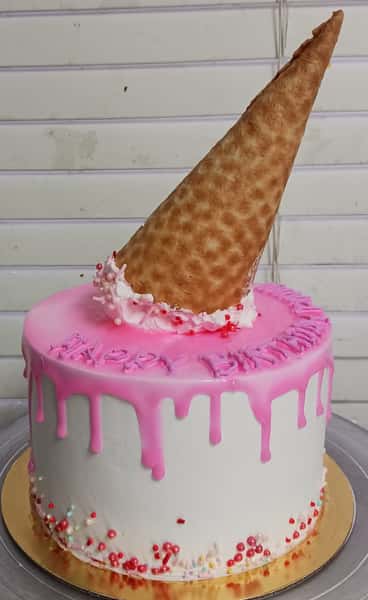 cone cake from Chennai Cafe