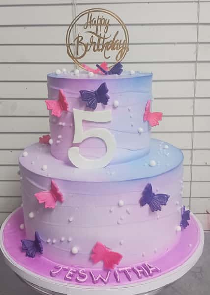 butterfly cake from Chennai Cafe