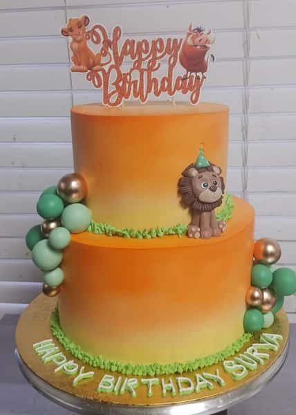 mouse 2 layer cake from Chennai Cafe