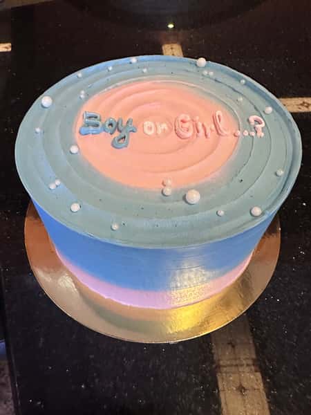 Multi color theme cake from Chennai Cafe
