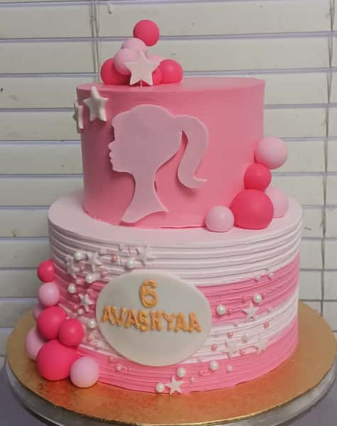 Girls cake from Chennai Cafe