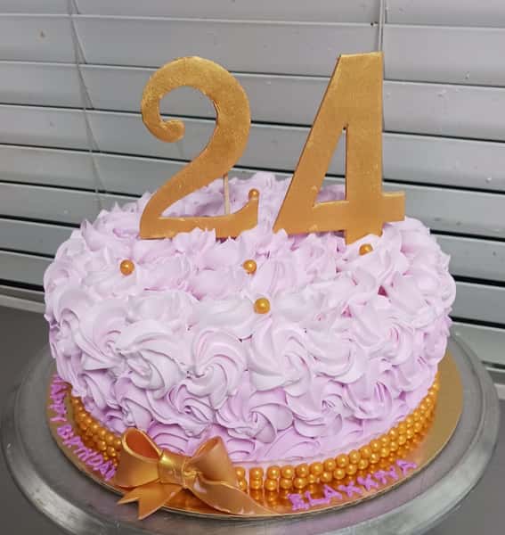 34th birthday cake from Chennai Cafe