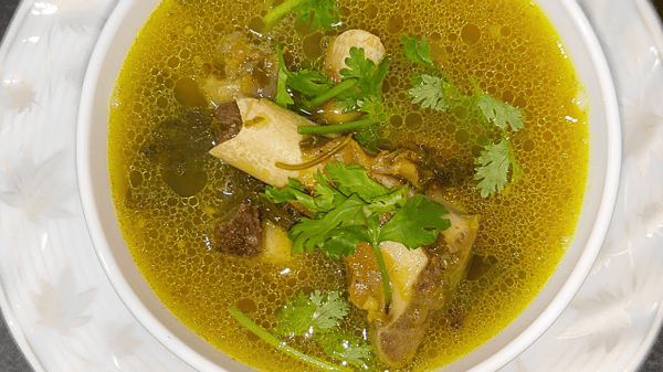 Aatu Elumbu (Mutton Bone) Soup (Spicy)