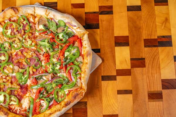 Sausage And Peppers pie