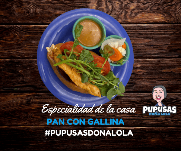 pan con gallina