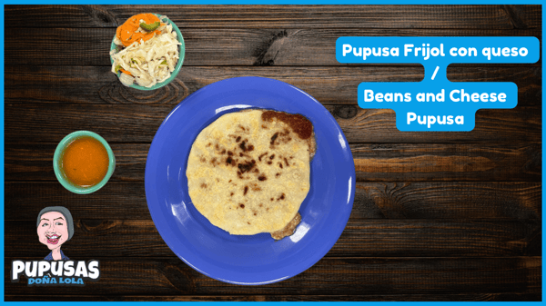 Pupusa frijol con queso beans and cheese pupusa pupusas