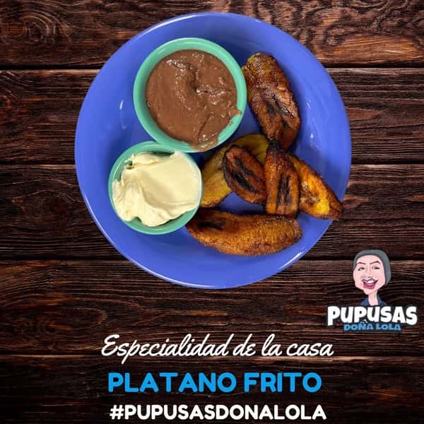 fried plantain with dips
