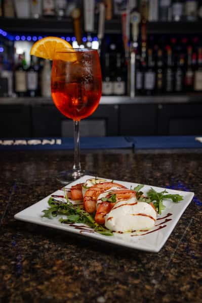 Drinks and food