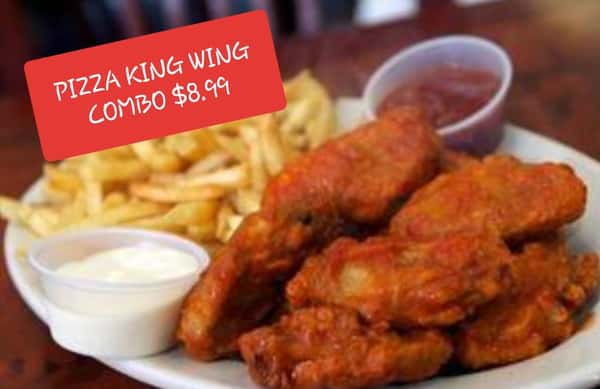 PIZZA KING WING COMBO