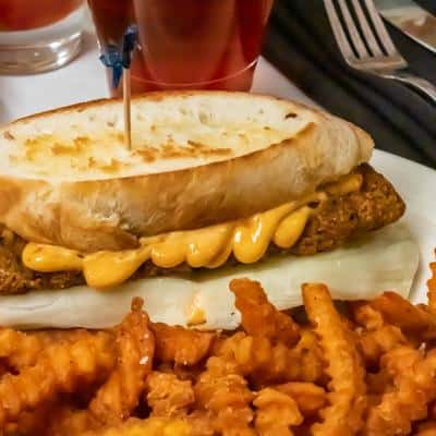Cajun Walleye Sandwich