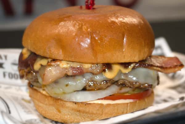 Sweet and Spicy Bacon Burger