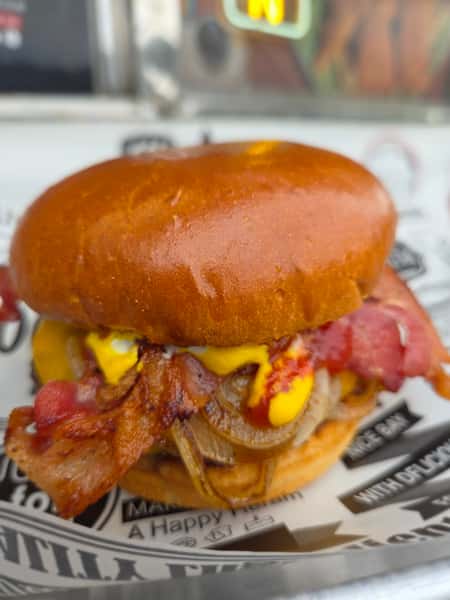 Mustard Bacon Burger