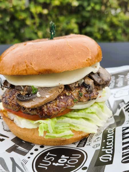 Mushroom Provolone Burger